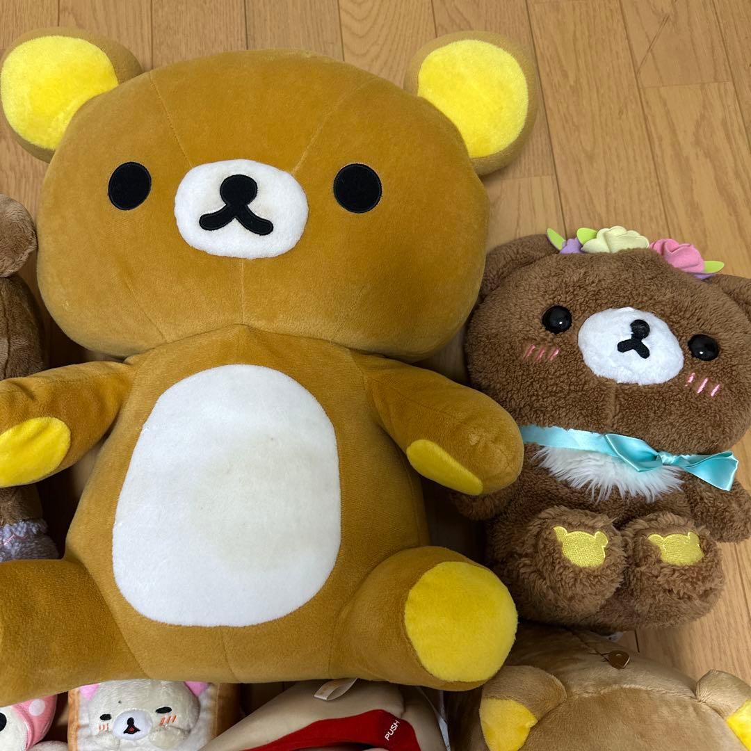 リラックマ ぬいぐるみ Paul & JOE ストラップ キーホルダー セット