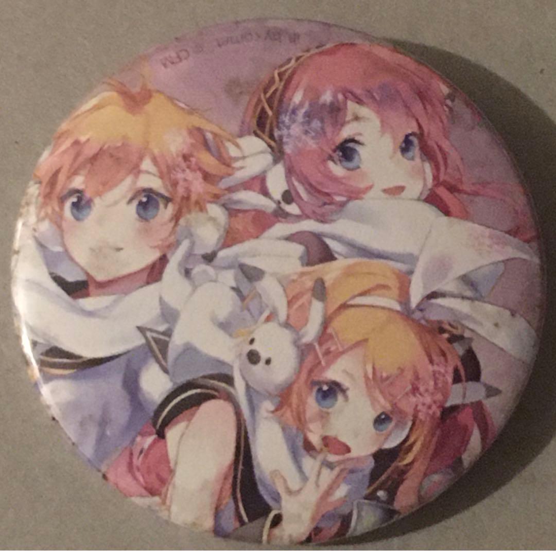 缶バッジ 雪ミクスカイタウン 巡音ルカ 鏡音リン 鏡音レン