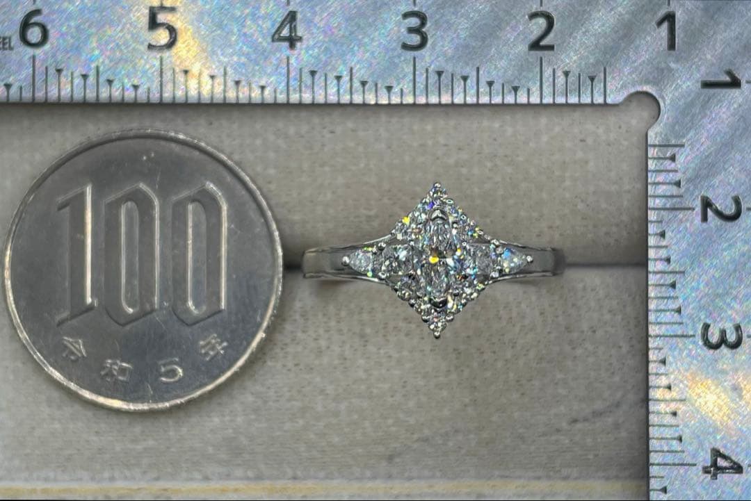 最終交渉可JL240★高級 ダイヤモンド0.6ct リング GIAコピー付