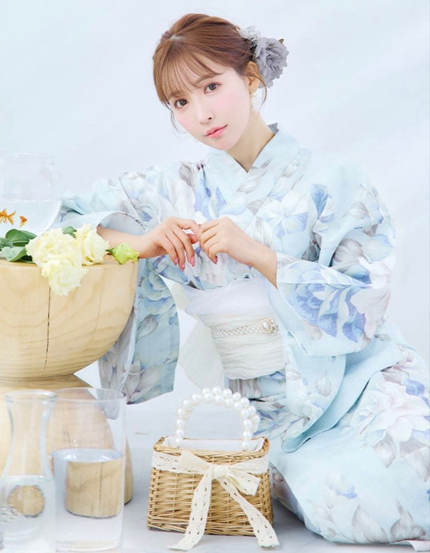 sugar 浴衣 水色