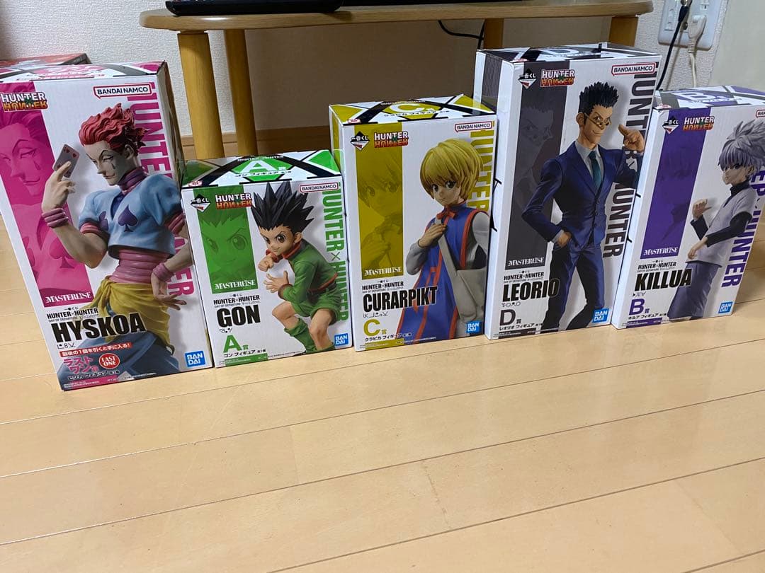 ハンターハンター フィギュアセット　一番くじ　初期