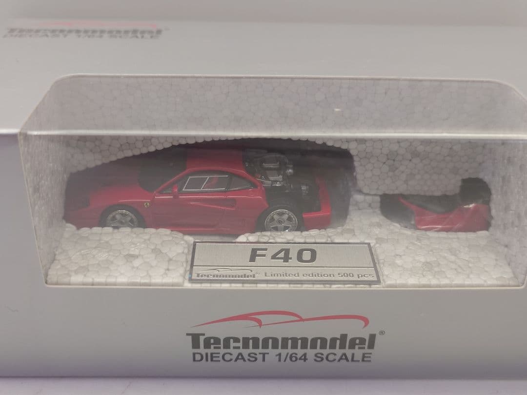 テクノモデル 1/64 フェラーリ F40 LM 1996 プレスバージョン