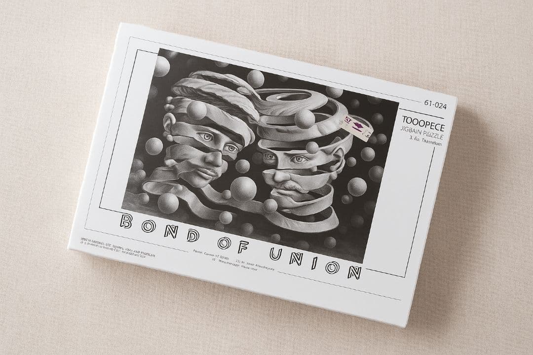 M.C.エッシャー Bond of Union 廃盤 1000ピース パズル