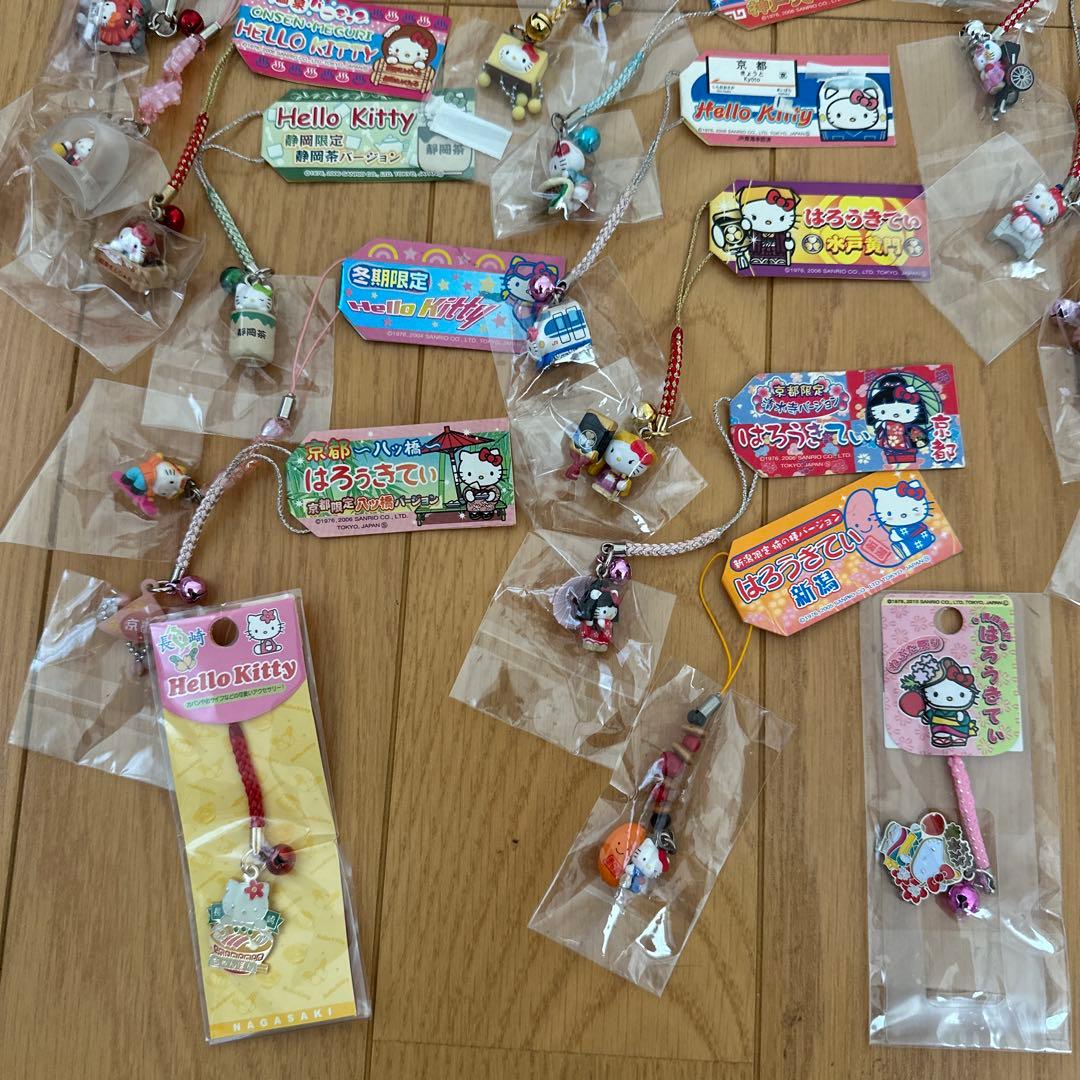 サンリオ ご当地キティ ストラップ タオル バッグ セット 秋葉原 しょこたん
