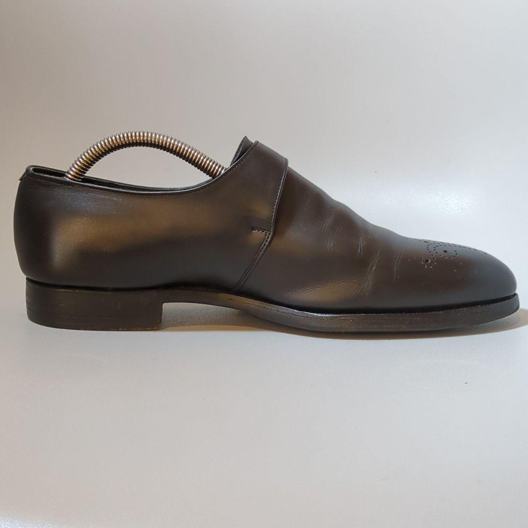 EDWARD GREEN エドワード グリーン◆シングルモンク　メダリオン革靴