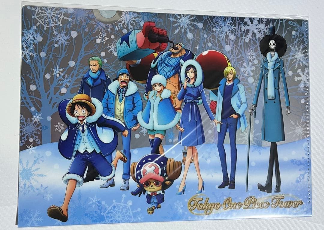 美品　ワンピース　クリアファイル　東京ワンピースタワー　Winter 　レア