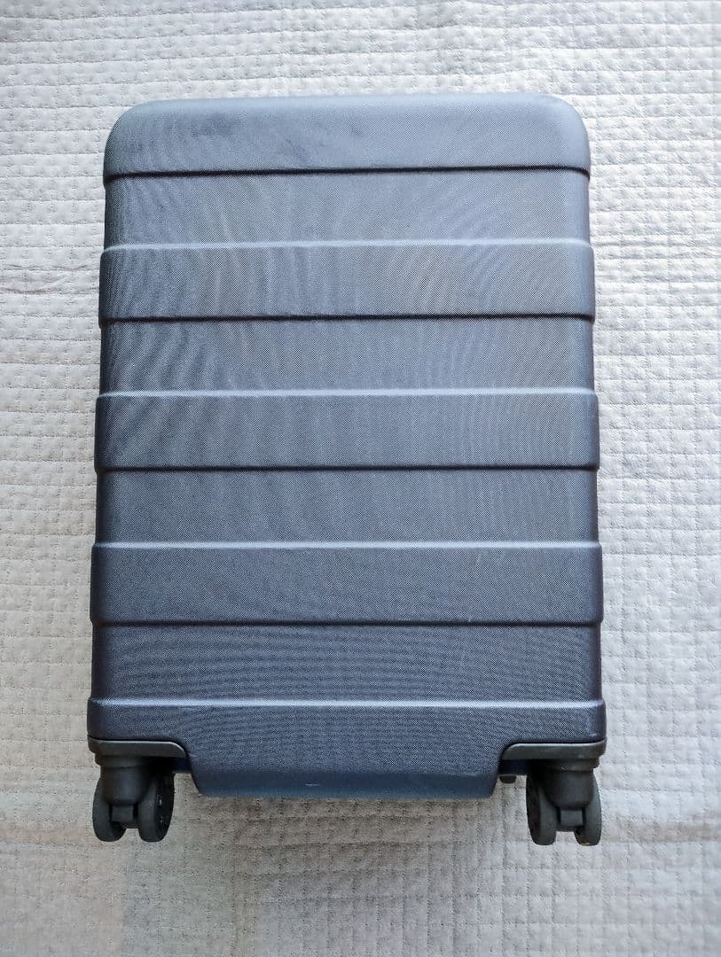 無印 キャリーケース 36L ネイビー　機内持ち込み可能　タイヤロック機能付
