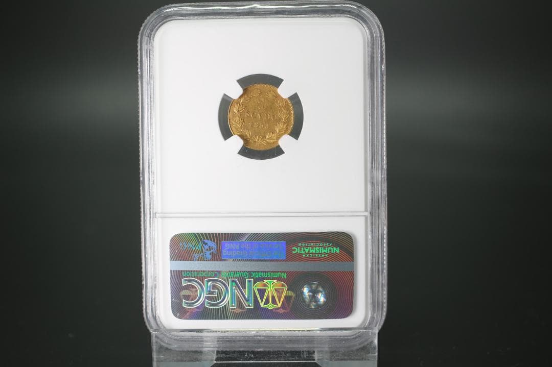 金貨 世界3枚 イタリア 1858年 ゴールド  鑑定品 アンティーク