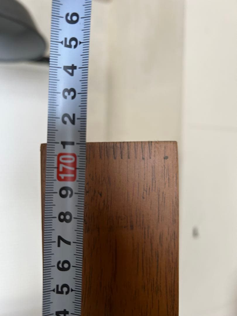 【中古】美容室両面鏡セット面 木製アンティーク 1台 その1