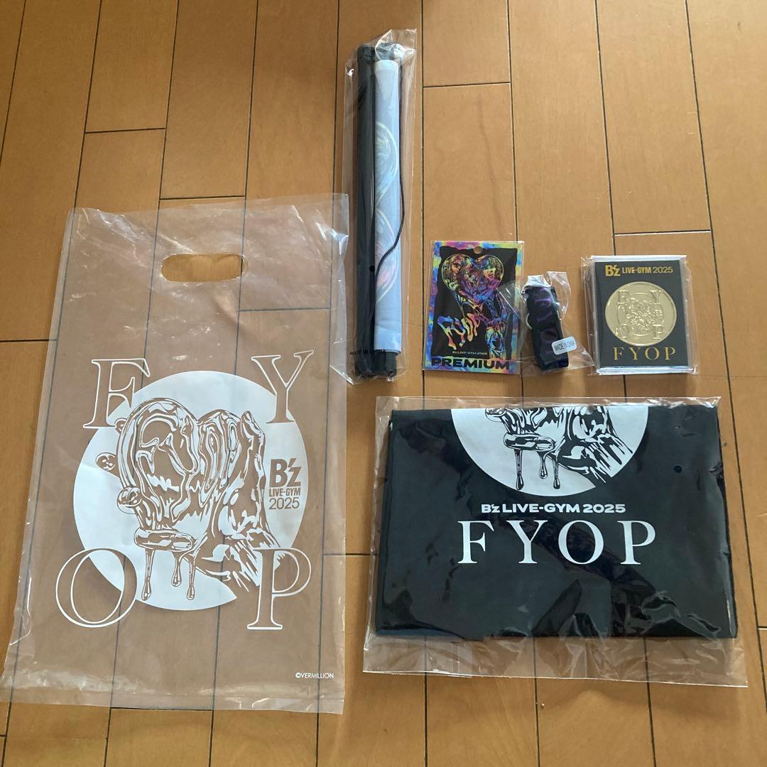 【銀テープ付】B'z LIVE-GYM 2025 FYOP プレミアム席グッズ