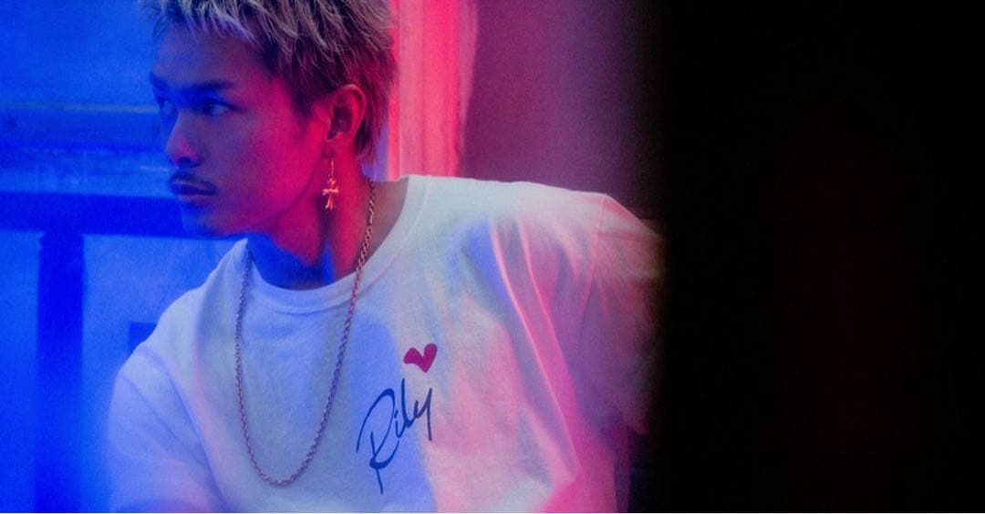 三代目 今市隆二 RILY Heart Logo Tee SS White M
