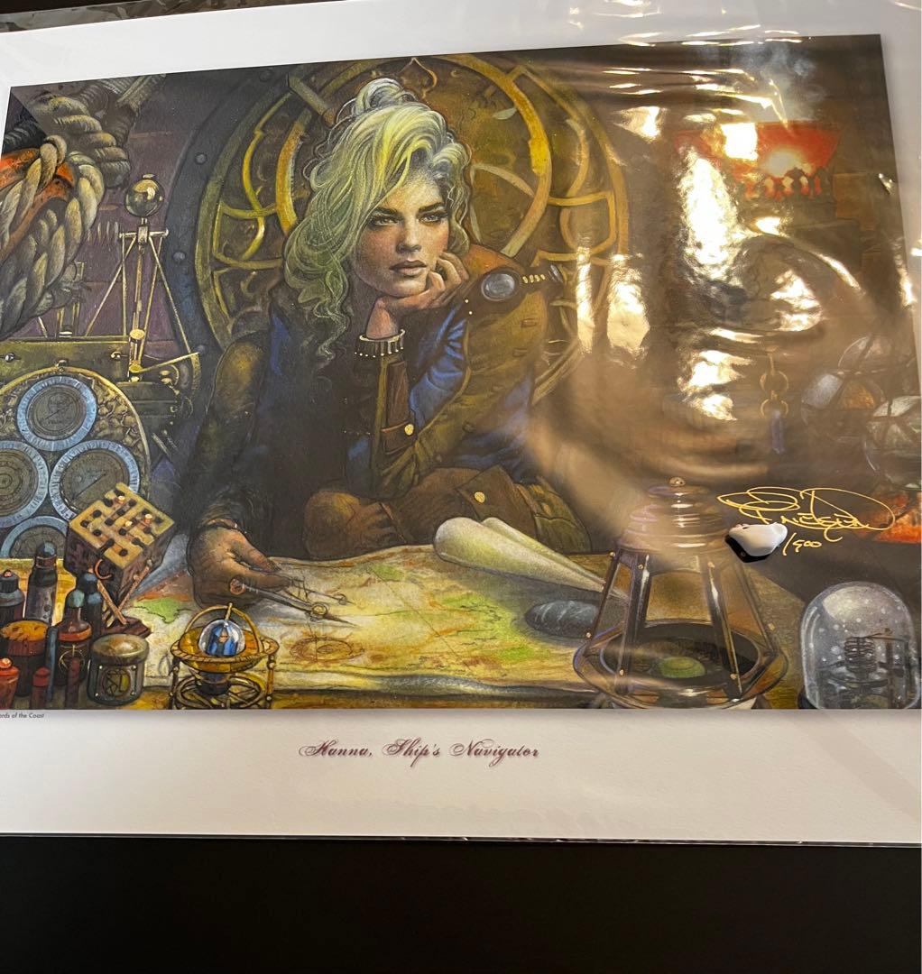 Terese Nielsen 航行長ハナ 直筆サイン入り　アートプリント　MTG