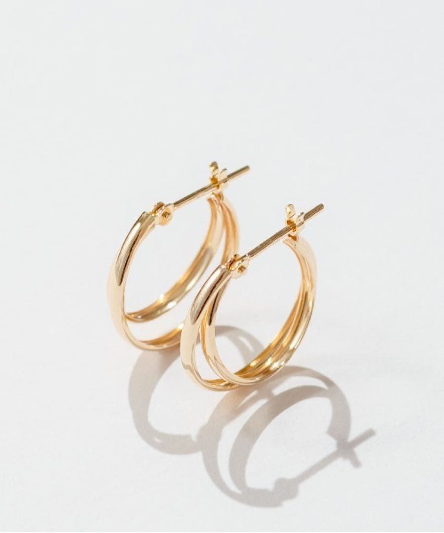 Jewel closet by L&Co. 2連風フープピアス※ yuko