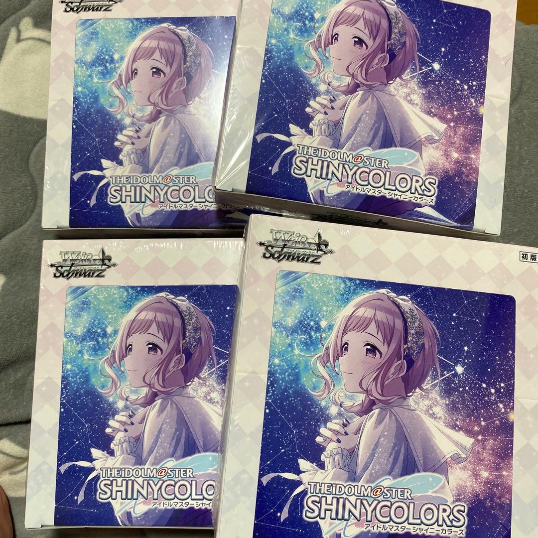 ヴァイスシュヴァルツ　シャニマス　BOX 4BOX 未開封