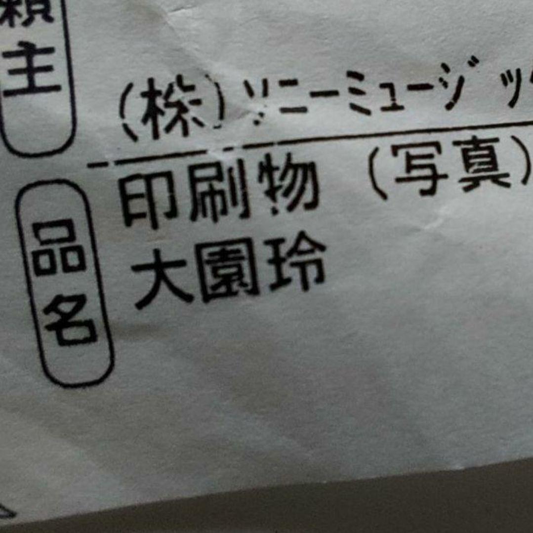 当選品 永遠より長い一瞬 大園玲 ソロ写真 直筆サイン入 生写真 櫻坂 写真集