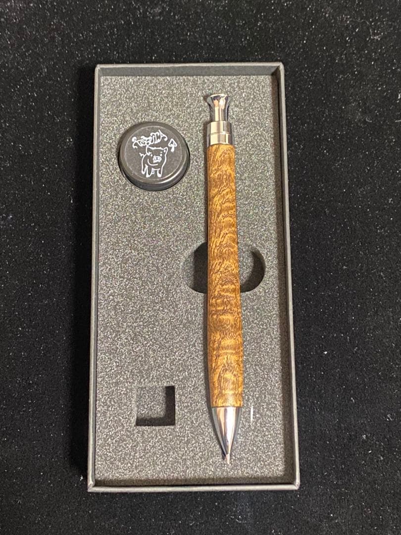 こぶた工房 シャープペンシル キハダ極上玉杢0.5mm
