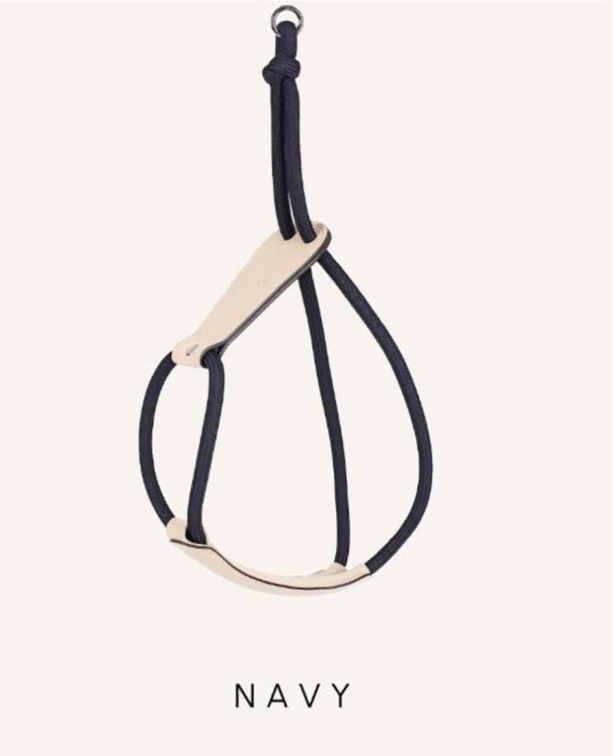 韓国ブランド　HOZI ネイビー ハーネスとリードセット