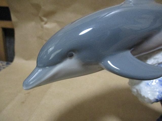 リアドロ　フィギュア　踊るドルフィン　共箱　K49-2