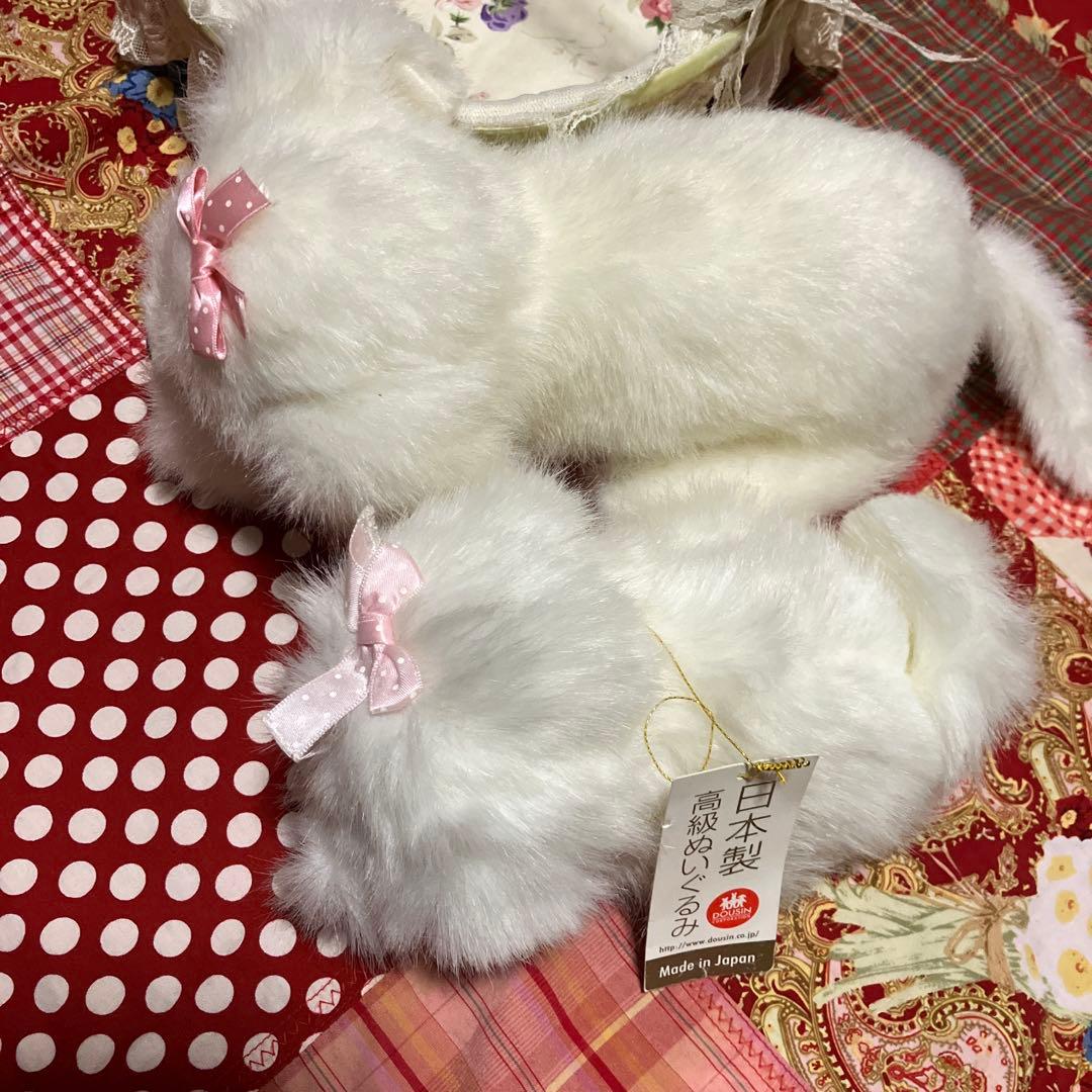 マルチーズぬいぐるみ　犬　白い犬　子犬　わんちゃん　レトロぬいぐるみ犬　リアル