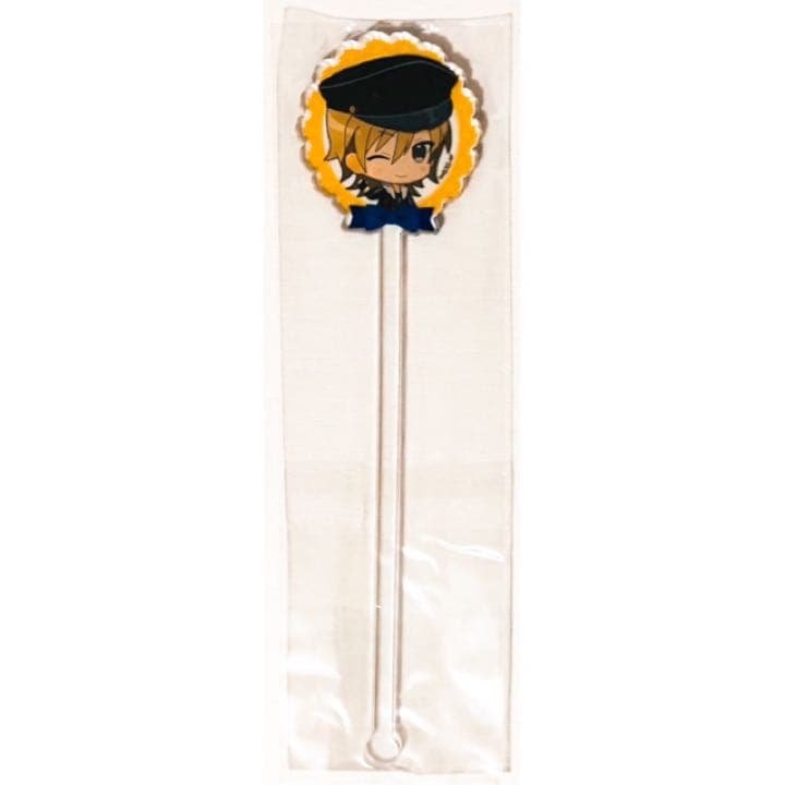 新品★あんスタ★UNDEAD【朔間零＆羽風薫】カラオケの鉄人★マドラー★セット