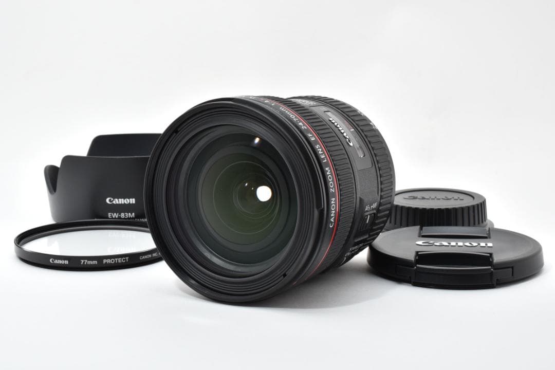 動確済 超美品 キャノン EF 24-70mm f/4 L IS #635