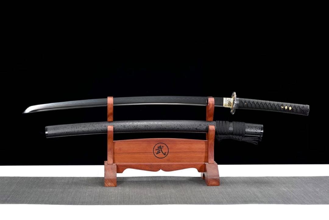 黒翼 刀装具 日本刀 武具 鑑賞刀 居合刀 模造刀 舞踊刀