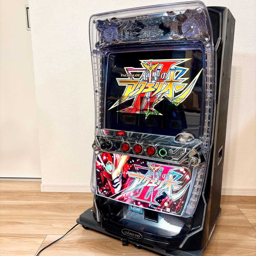 ✨送料無料✨ パチスロ 創聖のアクエリオンⅡ スロット 実機 不要機付き