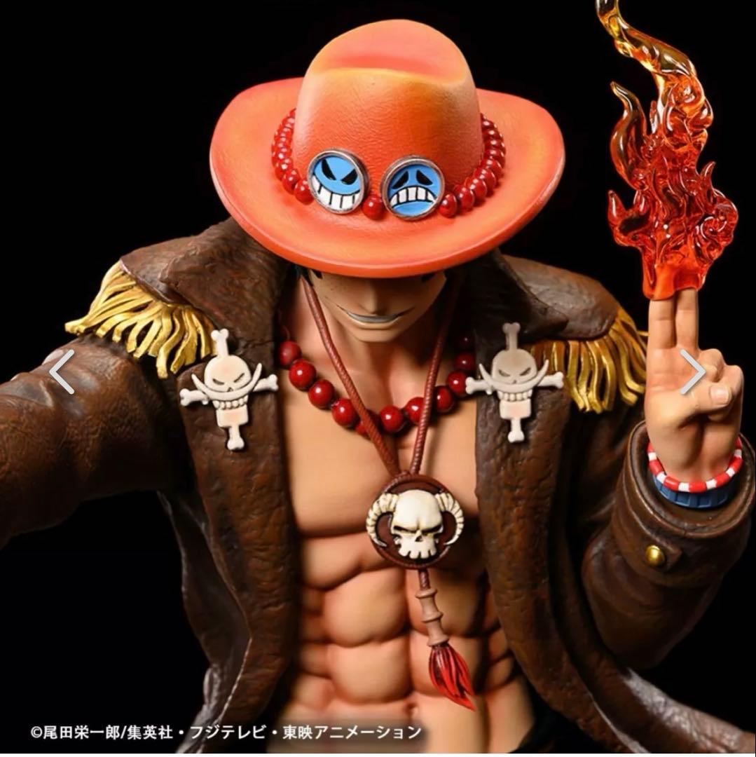【新品】　大型1/4 フィギュア　ワンピース　ログコレクション　エース