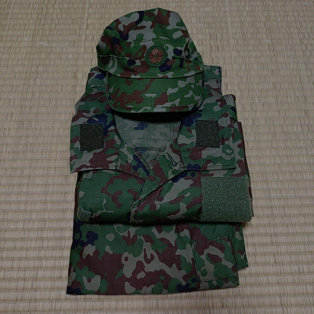 陸自カモ　レプリカ迷彩服　2A上下　帽子セット