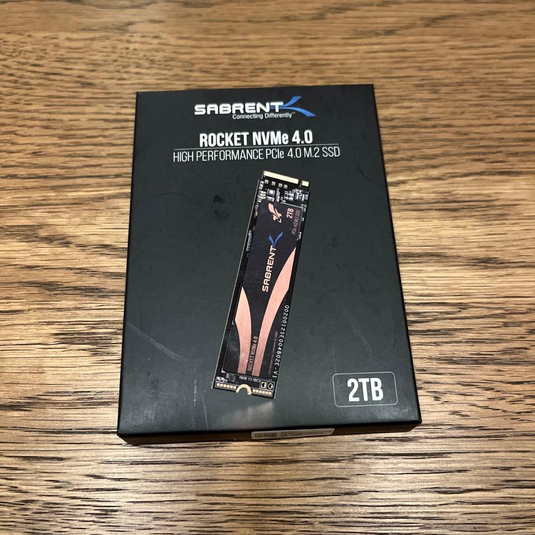 SABRENT Rocket 2TB NVME SSD最大5500MB/秒
