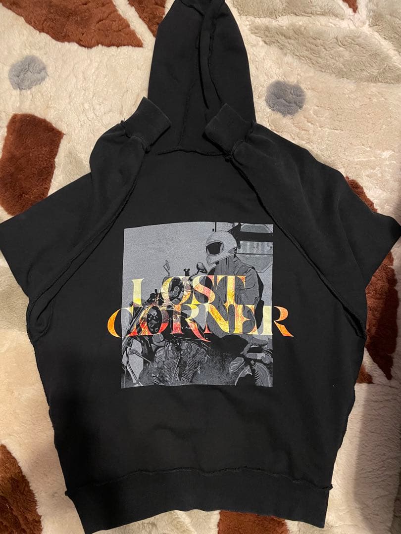 LOST CORNER ブラックフーディー Mサイズ