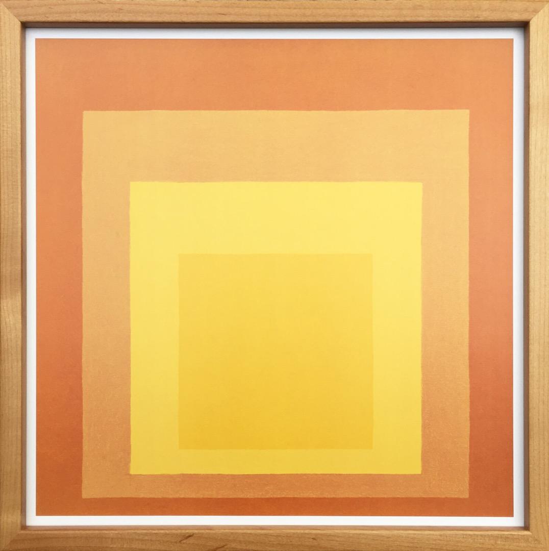 ジョセフ・アルバーツ 「 Homage To The Square」額付き
