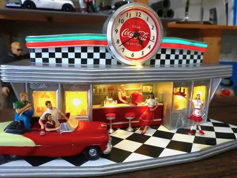 爆レア★絶版 コカコーラ 50s アメリカンダイナー クロック アメグラ