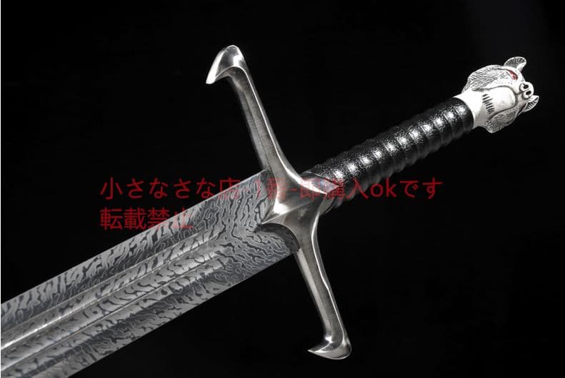権力の遊び 氷原狼巨剣 cosplay 古兵器 武具 刀装具 日本刀 模造刀