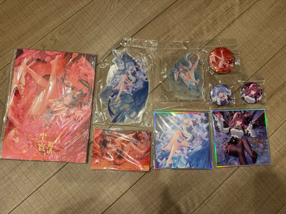 ATDAN 崩壊スターレイル　直筆サイン色紙グッズセット　花火　カフカ