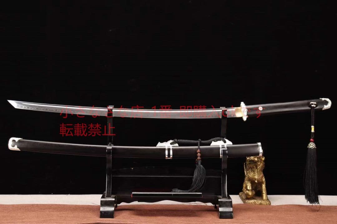 26寸黒木T10焼刃唐刀-オプティマス 武具 日本刀 唐剣 模擬刀 居合刀