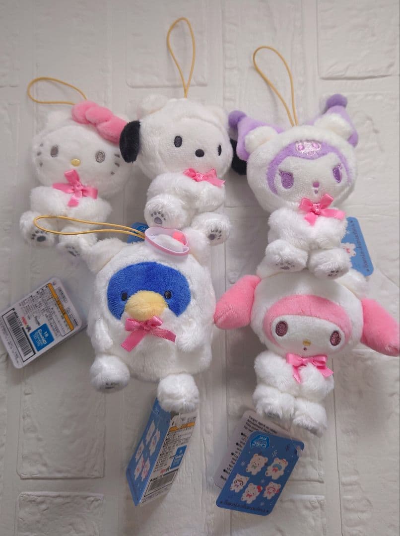 サンリオキャラクターズ　マイメロディ　クロミ　シナモロールぬいぐるみまとめ売り