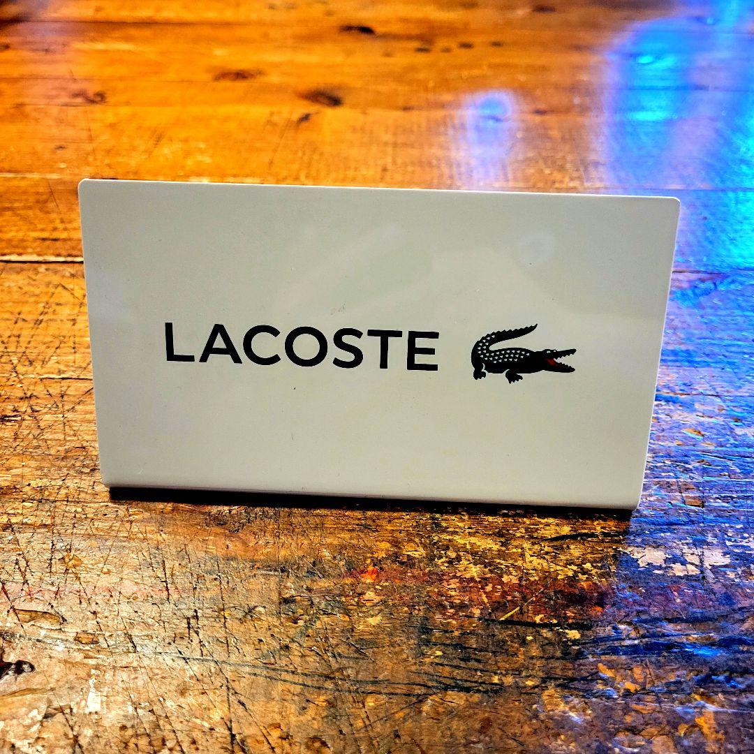 【非売品】極希少 LACOSTE サインプレート オブジェ ディスプレイ