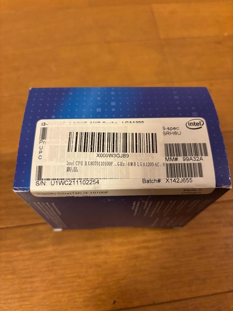 【新品未開封】Intel CPU Core i3-10100F / 3.6GHz