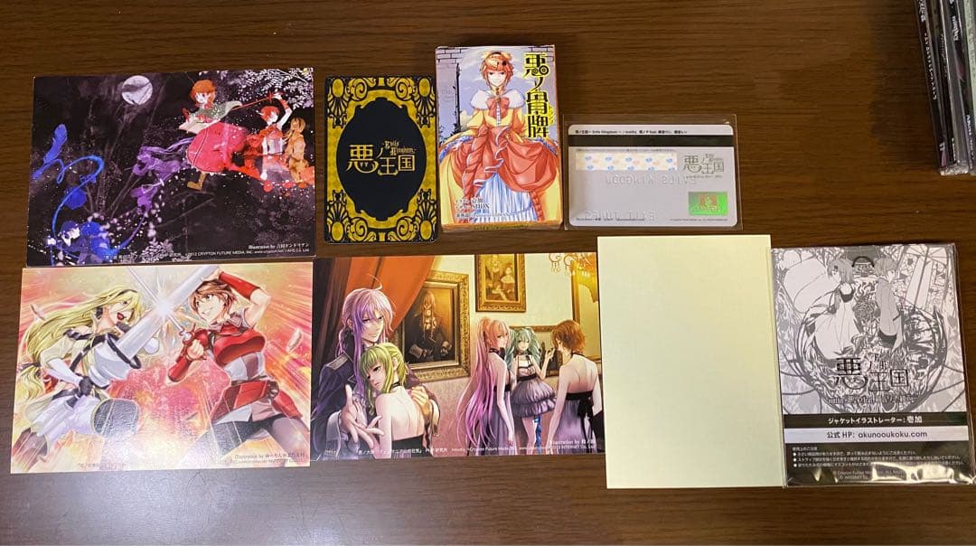 【サイン有】mothy_悪ノP悪ノシリーズ小説漫画CD初回特典グッズセット