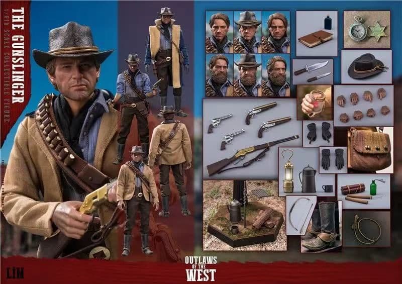 LIMTOYS 1/6カウボーイ ヘッド 素体服セットLIM008