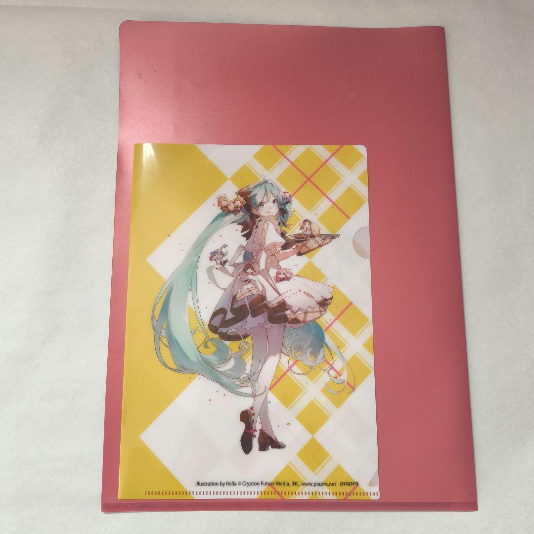 初音ミク マジカルミライ 2019 不二家 コラボ A5サイズクリアファイル