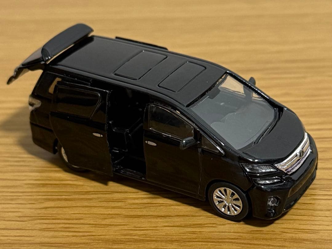 BM MODEL × PEAKO トヨタ ヴェルファイア 1/64 黒 ミニカー