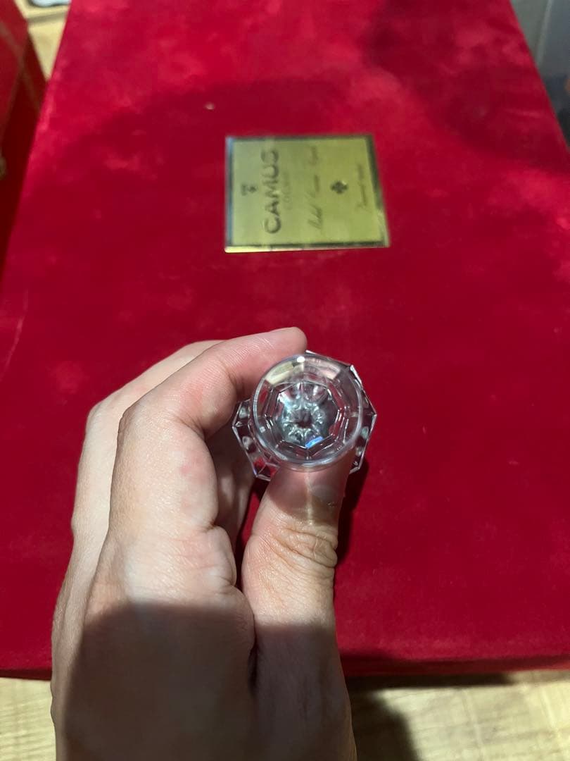 ロイヤルバカラ　ブランデー　シリアルナンバー　替え栓　箱　高級　クリスタル
