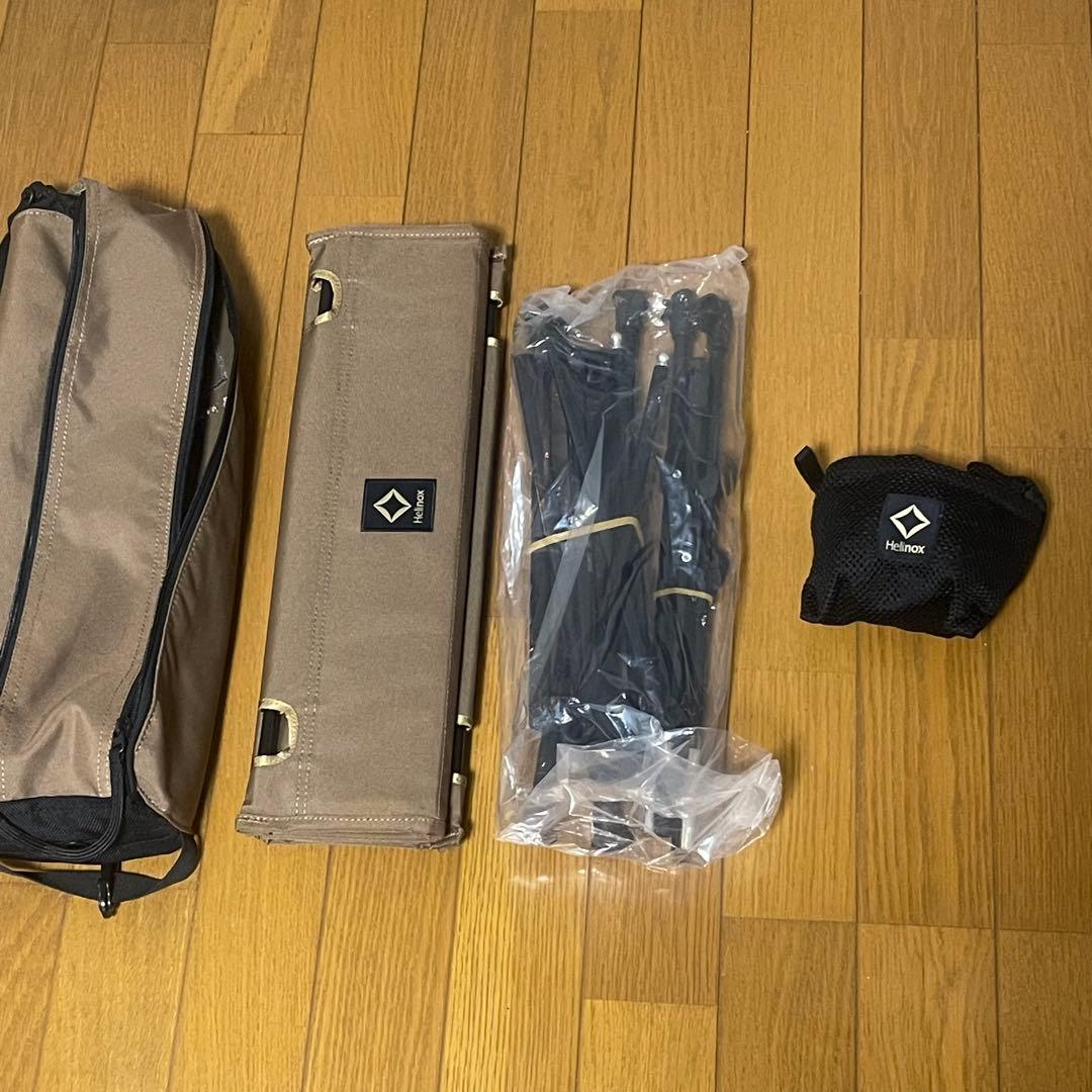 【新品】Helinoxタクティカルテーブル Mサイズ　コヨーテ+ストレージ