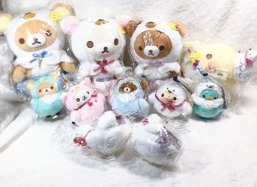 匿名　新品　未使用　タグ付き　リラックマ　スワンと金色の花 ぬいぐるみ
