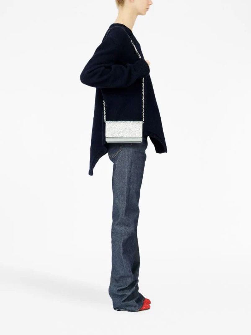 【美品】maison margiela マルジェラ　シルバーチェーンウォレット