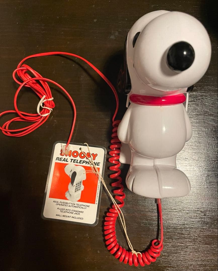 スヌーピー SNOOPY 電話機 ビンテージ　レトロ　ヴィンテージ