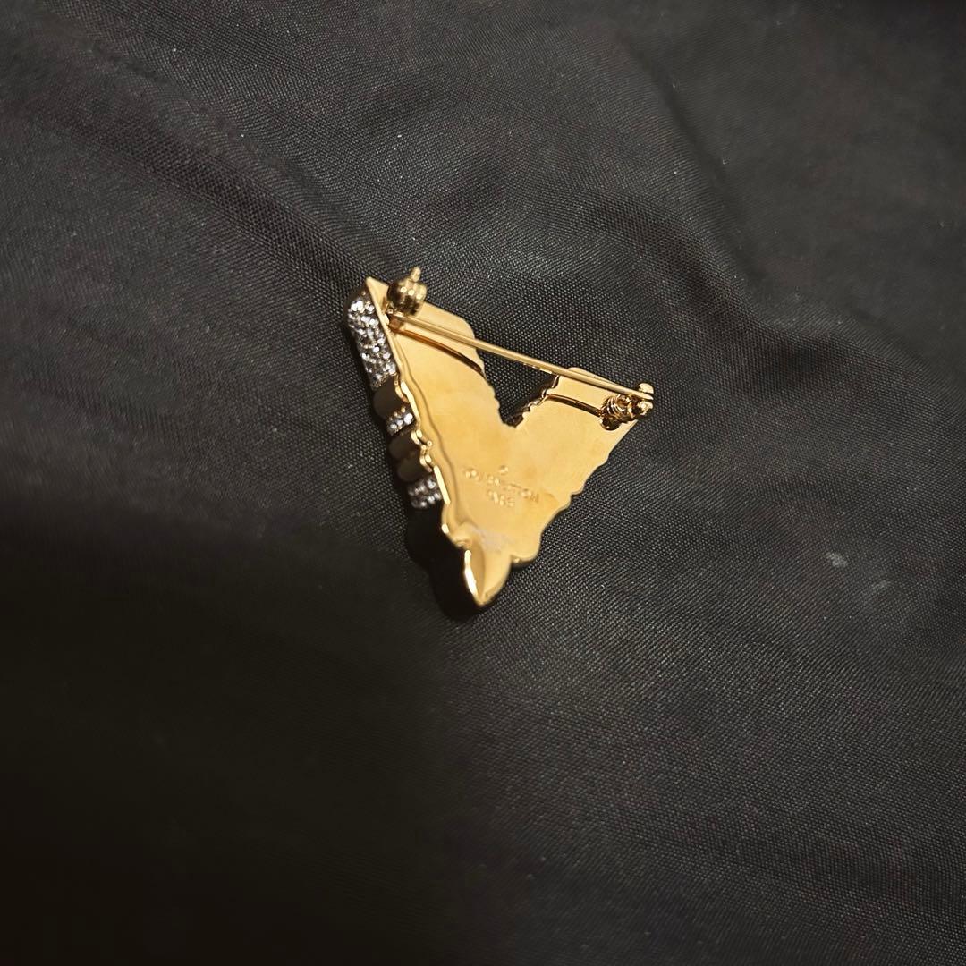 【正規品・美品】ルイヴィトン　ブローチ　ブローシュ　V