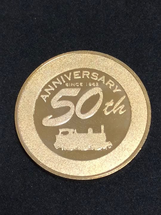 博物館2★大阪☆大阪交通科学博物館9☆50周年☆記念メダル★茶平工業